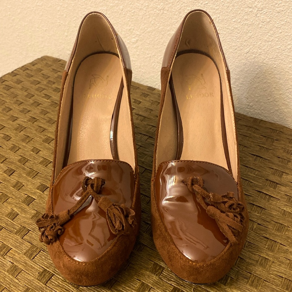 Lehoor Block Heel Loafers